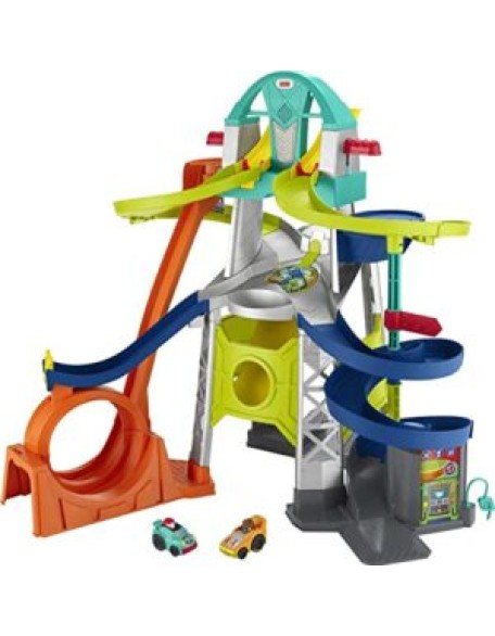 Toddler Playset Launch & Loop Raceway Race Track with Lights Sounds