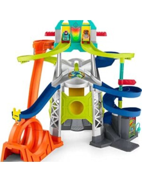 Toddler Playset Launch & Loop Raceway Race Track with Lights Sounds