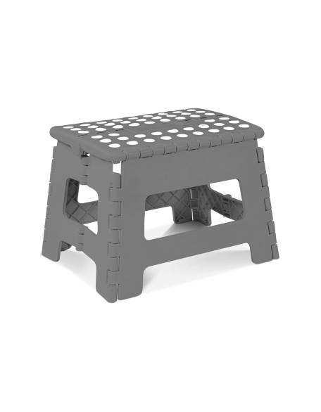 9 Inch Folding Step Stool With Carry Handle & Anti Skid Footpad For Ki