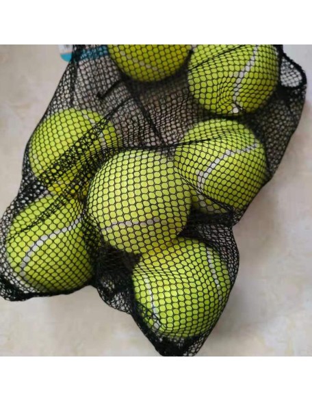 Pack of 12 Tennis Balls with Storage Bag, Tennis Balls for Dogs, Perfect for Tennis, Toys Sports, Cricket, Thick Walled Tennis Balls Pack of 12