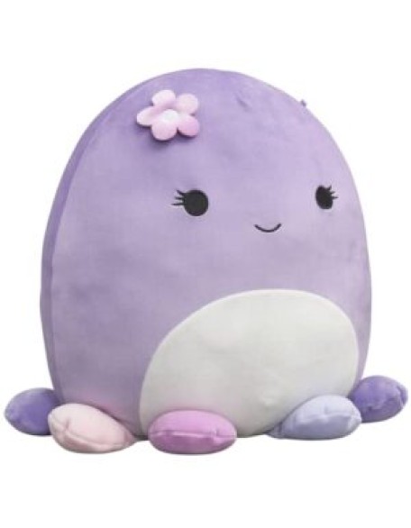 Squishmallows Original 14-Inch Beula Purple Octopus with Multicolored Tentacles - Large Ultrasoft Official Jazwares Plush